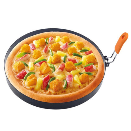 7.87" Omelette Ring for Griddle, Large Stainless Steel Griddle Omelet Rings, Non-Stick Pancake Egg Ring, Round Omelette Rings Omelet Mold, Muffin Mold Silicone Handle, 1 Pcs 7.87" Black.