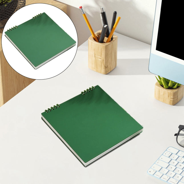 Sketch Book Sketchpad,Journal Memo Notebook Notepads Grids Notebook Writing Notebook for Sketching Scribbling Notebook Journal Refillable Notebooks,Top Spiral Bound Sketch Pad,7.87x7.56",Beige Army Green.