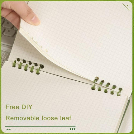 Sketch Book Sketchpad,Journal Memo Notebook Notepads Grids Notebook Writing Notebook for Sketching Scribbling Notebook Journal Refillable Notebooks,Top Spiral Bound Sketch Pad,7.87x7.56",Beige Army Green.