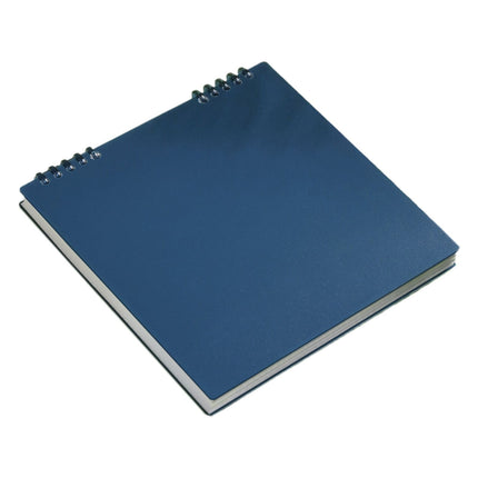 Sketch Book Sketchpad,Journal Memo Notebook Notepads Grids Notebook Writing Notebook for Sketching Scribbling Notebook Journal Refillable Notebooks,Top Spiral Bound Sketch Pad,7.87x7.56",Beige Dark Blue.