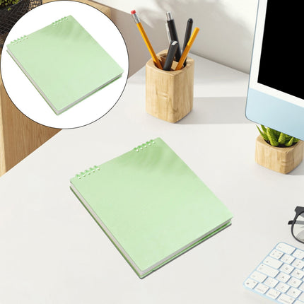 Sketch Book Sketchpad,Journal Memo Notebook Notepads Grids Notebook Writing Notebook for Sketching Scribbling Notebook Journal Refillable Notebooks,Top Spiral Bound Sketch Pad,7.87x7.56",Beige Mint Green.