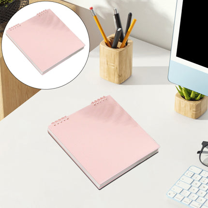 Sketch Book Sketchpad,Journal Memo Notebook Notepads Grids Notebook Writing Notebook for Sketching Scribbling Notebook Journal Refillable Notebooks,Top Spiral Bound Sketch Pad,7.87x7.56",Beige Pink.