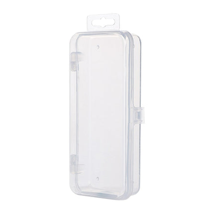 Rectangular Empty torage Box, Plastic Pencil Case, Clear Storage Container for Pencil,Crayon,Sticker,Cosmetics, 1 Pcs, 5.24x2.44x0.98 2.99" x 2.99" x 2.09" Clear.