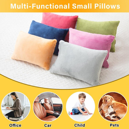 2 Pack Small Pillow, Cooling Memory Foam Mini Pillow 11 X 7 Inches for Sleeping, Travel, Nap and Neck, Knee, Lumbar Support, Tiny Pillow Cushion for Pet, Dogs 11" x 7" Grey.