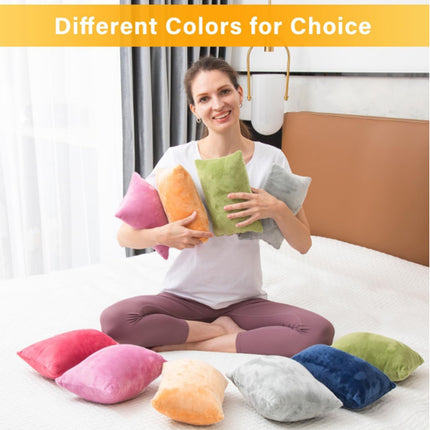 2 Pack Small Pillow, Cooling Memory Foam Mini Pillow 11 X 7 Inches for Sleeping, Travel, Nap and Neck, Knee, Lumbar Support, Tiny Pillow Cushion for Pet, Dogs 11" x 7" Grey.