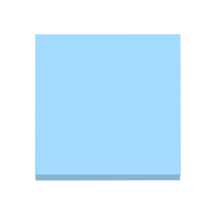 1 Pack Premium Multi-Use Sticky Notes 3x3 in Post Bright Stickies Colorful Super Sticking Power Memo Pads, Strong Adhesive, 100 Sheets/pad, Super Sticking Power Memo Pads(light blue,3x3") light blue.