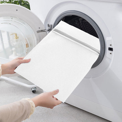3 Pcs Mesh Laundry Bag For Delicates Wash Bag For Underwear Lingerie Small Premium Fine Mesh Laundry Bags with Sturdy Zipper for Delicates,Travel Storage Organize Bag Laundry Bag,3 Pcs,9.06x11.81 3 Pcs.