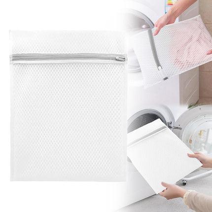 3 Pcs Mesh Laundry Bag For Delicates Wash Bag For Underwear Lingerie Small Premium Fine Mesh Laundry Bags with Sturdy Zipper for Delicates,Travel Storage Organize Bag Laundry Bag,3 Pcs,9.06x11.81 3 Pcs.