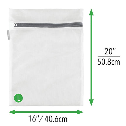 2 Pack 12" x 15" Laundry Mesh Net Washing Bag for Clothes bra Lingerie Socks Underwear,2 Pack Thickened Fine Mesh Gray Zippered Laundry Bags,Protective Wash Bags for Clothes,Laundry Mesh Bags 12" x 15".