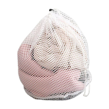 Breathable Storage Sack,Drawstring Laundry Bags,Heavy-Duty Nylon Drawstring Bag,Large Nylon Mesh Gift Dishwasher Bag with Sliding Drawstring for Laundry Jewelry Gifts Wedding Favor Home(30x40cm) 30x40cm.