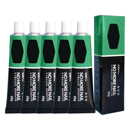Super Glue for Metal and Stainless Steel 60g - All Purpose Glue, Heavy Duty Waterproof, Heat Resistant, Quick-Dry, Clear Glue for Strong Bonding Between Metals, Other Materials, Jewelry Making(1pc) 5pc.