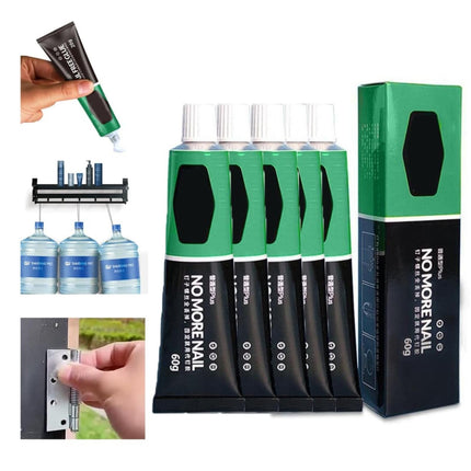 Super Glue for Metal and Stainless Steel 60g - All Purpose Glue, Heavy Duty Waterproof, Heat Resistant, Quick-Dry, Clear Glue for Strong Bonding Between Metals, Other Materials, Jewelry Making(1pc) 5pc.