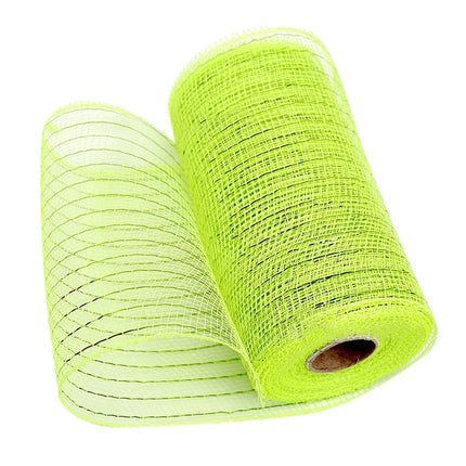 Poly Mesh Ribbon,6x338 Inch,Red Foil Mesh for Wreaths,Swags and Christmas Tree Decoration Ribbli Metallic Mesh Ribbon, Red Foil Mesh for Wreaths, Swags and Christmas Tree Decoration(Z1-Purple) light green.
