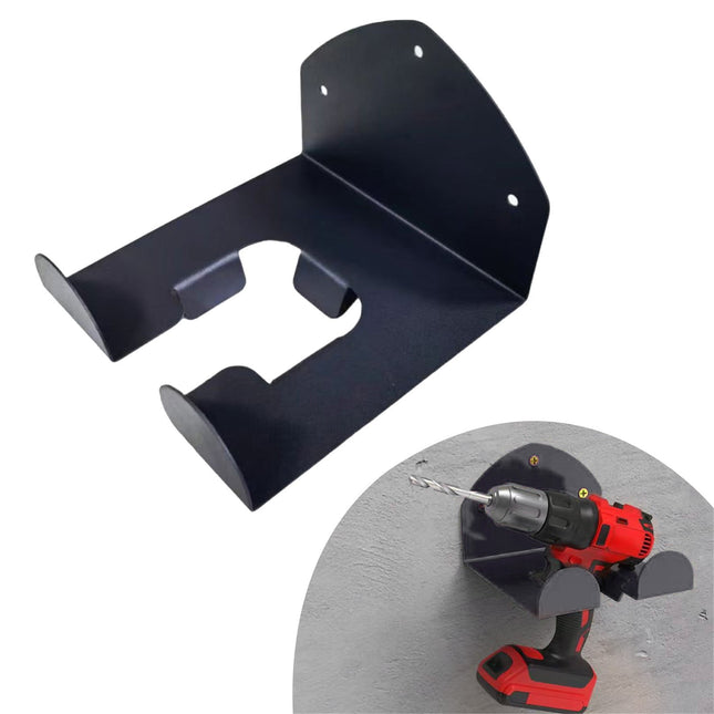 1 Pack Hair Dryer Holder, Wall Mount Self Adhesive Waterproof Blow Dryer Rack Storage Organizer Hanger, Compatible with Most Hair Blower Appliance, Curling Iron, Straightener(Z2-White) Black.