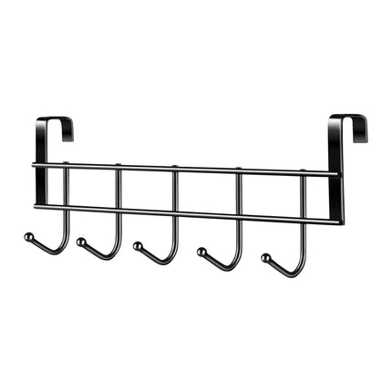 Over The Door Hooks, Door Hanger Hooks For Hanging ,Over The Door Towel Racks With 5 Coat Hook,Over The Door Towel Rack For Kitchen Bathroom Towel Holder Towels Hanger Rack Accessories,2.1 cm 3.2 cm.