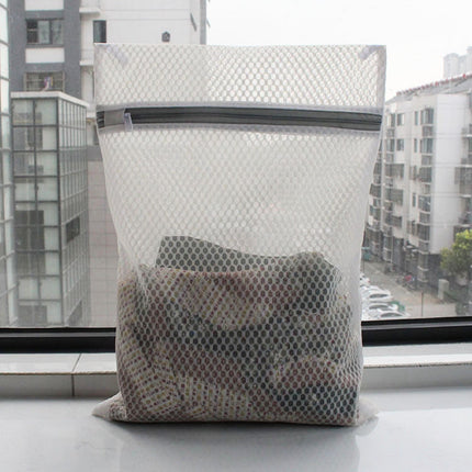 Honeycomb Delicates Bags for Washing Machine, Heavy Duty lingerie bags for Laundry, Travel Storage Organize Bag for Cotton Clothes, Sheet, Shoes, 1 Pcs, 15.75x11.81 19.69" x 15.75" White/1 Pcs.
