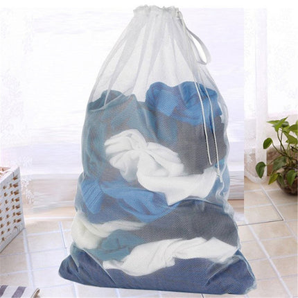 Honeycomb Delicates Bags for Washing Machine, Heavy Duty lingerie bags for Laundry, Travel Storage Organize Bag for Cotton Clothes, Sheet, Shoes, 1 Pcs, 15.75x11.81 23.62" x 35.4" White/2 Pcs.