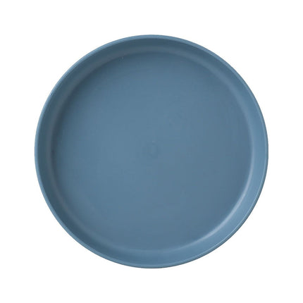 1Pcs Lightweight Mini Plastic Plates, Spit Bone Dishes ,Unbreakable Dinner Dishes Plates,Reusable Plate Dishwasher Microwave Safe, Dinner Plates, Plastic Plates Reusable,Easy To Clean,Green Orange.