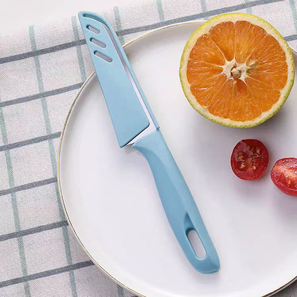 Paring Knife,1Pcs Paring Knives (1 Knives And 1 Knife Cover),4 Inch Peeling Knife,Fruit And Vegetable Knife,Ultra Sharp Kitchen Knives, Stainless Steel, Pp Plastic Handle,Kitchen Gadgets,A B.