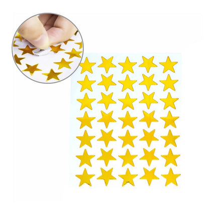 350Pcs Mini Gold Star Stickers,10 Sheets Self-Adhesive Tiny Stars Sticker,Gold Star Sticker For Reward, Foil Stars Stickers, Small Mini Stars Sticker For Planner, Behavior Chart Supplies,(Gold) Gold.