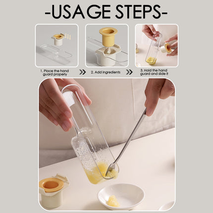 Mini Garlic Slicer Multi-Functional Mandoline Slicer Veggie Garlic Ginger Grinder Vegetable Mandoline Cutter with Container,Household Stainless Steel Wireslicer Ginger, Garlic Hand Cutting Tool Green.