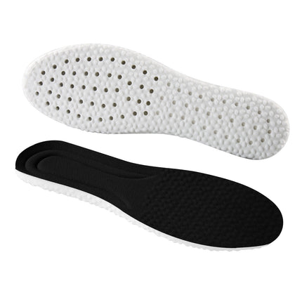 Steppers Insoles for Men Women, Massage Insole, Cloud Insole, Men's Comfortble Steppers Shoe Insoles Inserts, Memory Foam with Arch Surpport Insoles for Arch Pain,Advanced Sport Massaging Insoles Black 43-44.