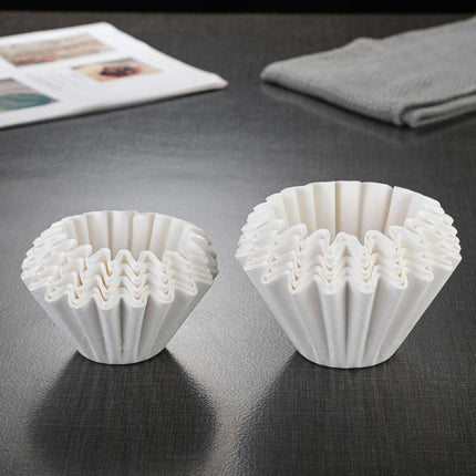 50 Pcs Coffee Filters Basket,1-4 Cup Coffee Filters Basket,1.8 Inch X 2.2 Inch Basket Coffee Filter Paper For 1-4 Cup Coffee Maker,Small Coffee Travel Brewer,Home Coffee Maker Tool 50PCS_White.