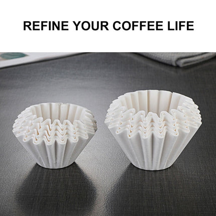 50 Pcs Coffee Filters Basket,1-4 Cup Coffee Filters Basket,1.8 Inch X 2.2 Inch Basket Coffee Filter Paper For 1-4 Cup Coffee Maker,Small Coffee Travel Brewer,Home Coffee Maker Tool 50PCS_White.