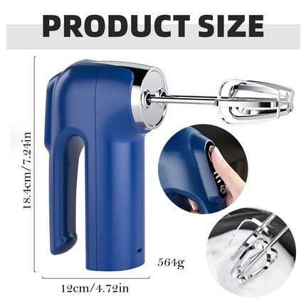 Powerful Hand Mixer, 3-Speed Hand Held Mixer for Baking, Lightweight Stainless Hand , Kitchen Mixer for , Cookies, 1 Pcs, 7.2x4.72 7.2" x 4.72" Blue.