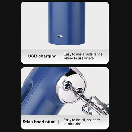 Powerful Hand Mixer, 3-Speed Hand Held Mixer for Baking, Lightweight Stainless Hand , Kitchen Mixer for , Cookies, 1 Pcs, 7.2x4.72 7.2" x 4.72" Blue.