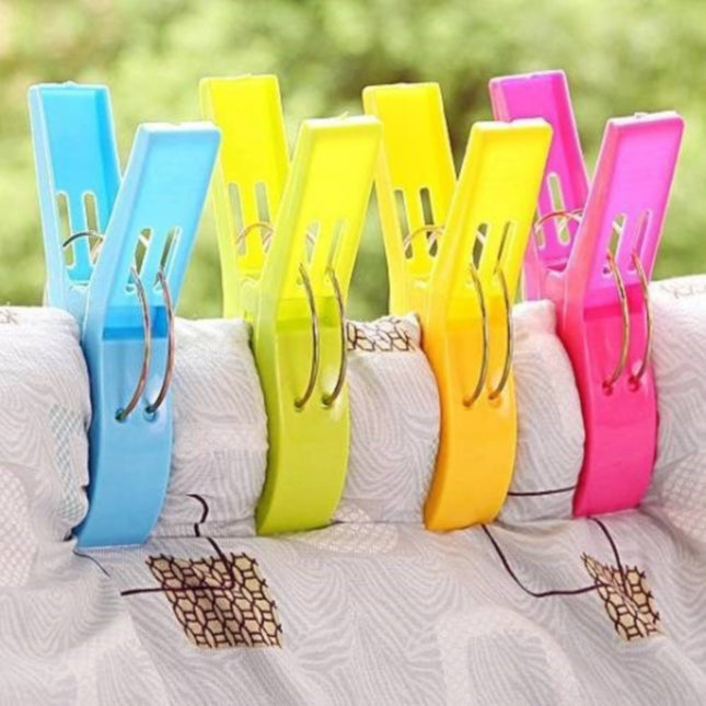Towel Pegs,Beach Towel Clips for Chairs Cruise Plastic Clothes Pins Beach Chair Towel Clips,Towel Holder Clips,Heavy Duty Clothes Pins-Keep Towel from Blowing Away Beach Essentials(Multicolored1) Multicolored1.