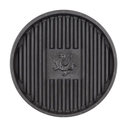 Universal Plunger Tray and Mat,Toilet Plunger Holder with Drip Tray,Quick Air Drying for Bathroom and Kitchen,Thick Plastic Plant Saucer for Indoor Outdoor Potted Plants Black.