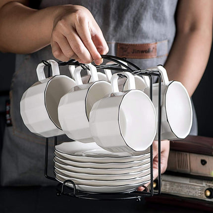 Under Cabinet Storage Mug Hooks, Under Cabinet Utensil Holder Hanger Hook, Double Sided Utensil Racks Coffee Mug Holder for Kitchen Storage, 12 Hooks, 10.03x3.15x2.75 7.3" x 6.7" x 8.2" Silver.