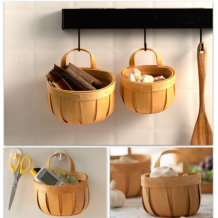 Woven Breads Baskets, Oval Small Fruit Baskets, Stackable Plastic Wicker Baskets for Serving Vegetables, Kitchen, Restaurant, Outdoor, Imitation Rattan, 1 Pcs, 7.48x5.11x2.75 5.0" x 4.9" Khaki.