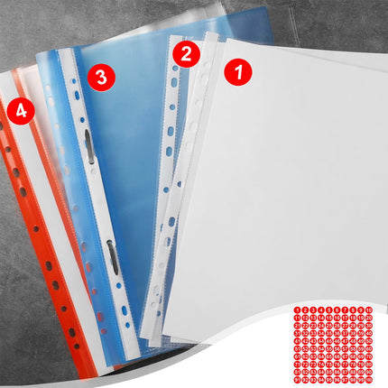 1 Inch Round Number Stickers,1-100 Multi-Color Self-Adhesive Labels for Mailbox,Scrapbook,and DIY Crafts,Easy to Peel and Stick on Various Surfaces,Durable Paper Material for Long-Lasting Use Red.