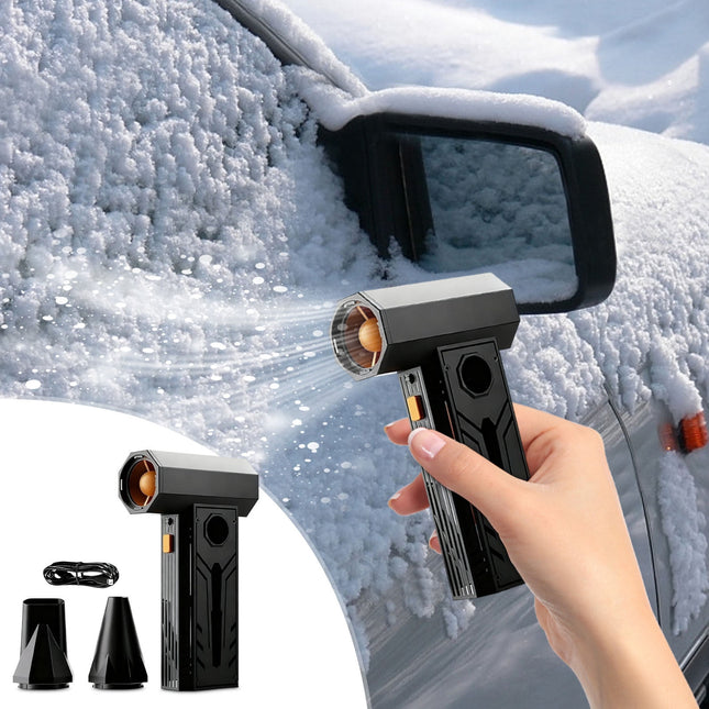 5000W Thermal Snow Blower - Portable Thermal Blower with Efficient Turbine Tech,Portable for Car Windshield Defrost,Snow Removal,Snow Blower for Car 3 Wind Speeds,Efficient Turbine Car Snow Blower.