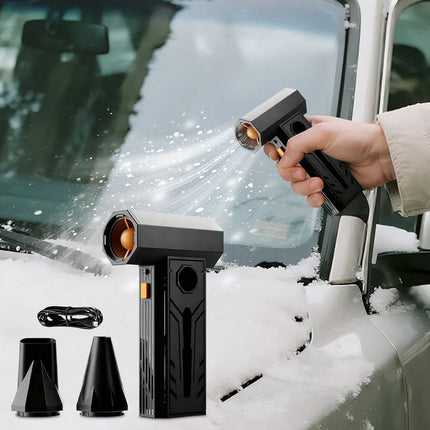 5000W Thermal Snow Blower - Portable Thermal Blower with Efficient Turbine Tech,Portable for Car Windshield Defrost,Snow Removal,Snow Blower for Car 3 Wind Speeds,Efficient Turbine Car Snow Blower.