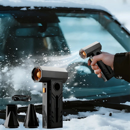 5000W Thermal Snow Blower - Portable Thermal Blower with Efficient Turbine Tech,Portable for Car Windshield Defrost,Snow Removal,Snow Blower for Car 3 Wind Speeds,Efficient Turbine Car Snow Blower.