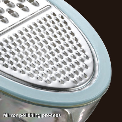 Cheese Grater With Containe,Vegetable Slicer,Stainless Steel Graters,Multi Purpose Graters For Kitchen,Stainless Steel Cheese Shredder,Potato Slicer,Cheese Shredder,Kitchen Gadgets,(A,4.13x7.67 in) A.
