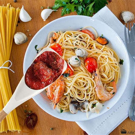 Cedar and Ash Spoon,3 in 1 Spatula Spoons Silicone for Stirring,Cedar and Ash Spoonula,Multifunction Spatula Cooking Spoon,Scooping & Serving,Cooking Spoon For Nonstick Cookingwares White.
