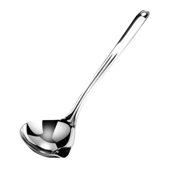 1 Pcs Small Soup Ladle,Stainless Steel Small Ladle With Pour Spout,9.45 Inch Soup Spoons,Kitchen Soup Laddle,Metal Spoon For Soups, Serving, Cooking, Stews And More,Kitchen Utensil Z_Silver.