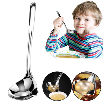1 Pcs Small Soup Ladle,Stainless Steel Small Ladle With Pour Spout,9.45 Inch Soup Spoons,Kitchen Soup Laddle,Metal Spoon For Soups, Serving, Cooking, Stews And More,Kitchen Utensil Z_Silver.