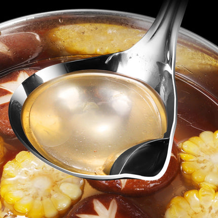 1 Pcs Small Soup Ladle,Stainless Steel Small Ladle With Pour Spout,9.45 Inch Soup Spoons,Kitchen Soup Laddle,Metal Spoon For Soups, Serving, Cooking, Stews And More,Kitchen Utensil Z_Silver.