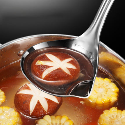 1 Pcs Small Soup Ladle,Stainless Steel Small Ladle With Pour Spout,9.45 Inch Soup Spoons,Kitchen Soup Laddle,Metal Spoon For Soups, Serving, Cooking, Stews And More,Kitchen Utensil Z_Silver.