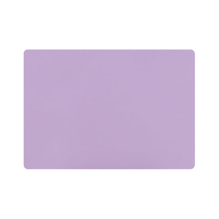 1 Pcs Placemats,Plastic Table Mats,16.93X11.81 Inch Rectangle Heat-Resistant Place Mat,Water-Proof Non-Slip Dining Table Mats,Wipeable Washable Placemats,Place Mats For Kitchen Table,Yellow Purple.