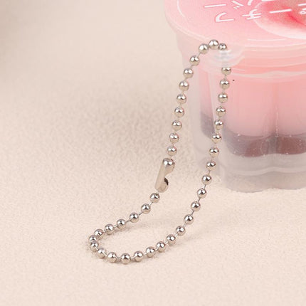 Dog Tag Chain Ball Chain Necklace Bulk, Military Blank Dog Tag Necklace for Men, Beaded Necklace Chains for Jewelry Making DIY Crafts,Silver Nickel Plated Metal 2.4mm Ball Bead Chain(100-Pack ) D.