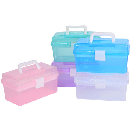 Plastic Storage Bins With Lid and Handle, Plastic Latch Storage Box, Stackable Storage Container, Small Plastic Storage Basket, Cute Organizer Box for Home, Office, 1 Pcs, 7.68x4.13x4.33 7.08" x 3.54" x 4.13" White.