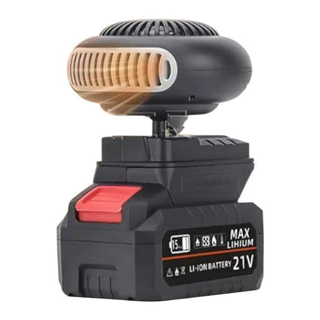 Portable Lithium Battery Fan with 3-in-1 Heating and Defogging,Large-Capacity Battery for Home,Car,or Outdoors,Safe Overheat Protection with Multiple Settings,Provides Instant Warmth Anywhere Section C15 (UK regulations).