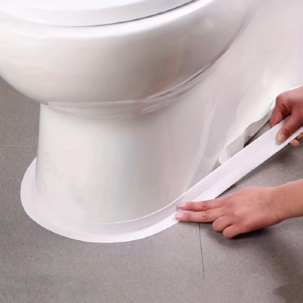 Kitchen Caulk Tape Self Adhesive,Waterproof Caulking Sealing Tape,Easy to Install Caulking Tape for Bathroom Peel and Stick Caulking Strip Floor Tile Wallpaper Toilet Tub Shower Wall(White) White(5pc).