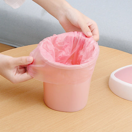Mini Desk Trash Can with Swing Lid,Tiny Countertop Garbage Bin Portable Waste Basket for Desktop Home Office&Desktop Garbage Can Trash Waste Bin Basket Dustbin Container Home Car for Green.